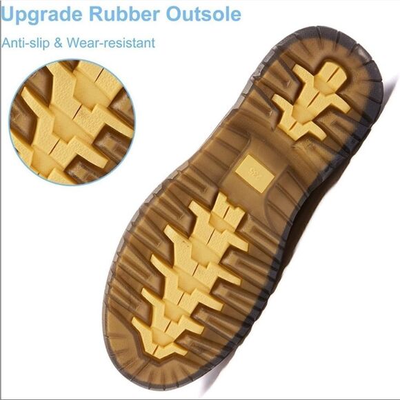 NEW Winter Warm Booties Vegan Leather - Picture 6 of 8